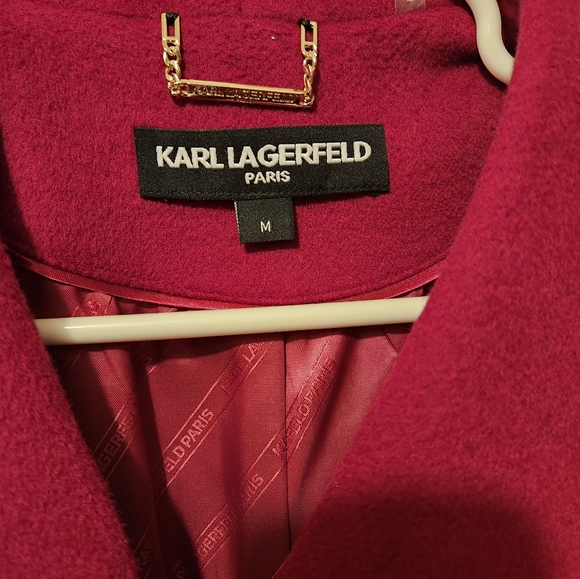 BNWT Karl Lagerfeld wool blend coat - Picture 3 of 5